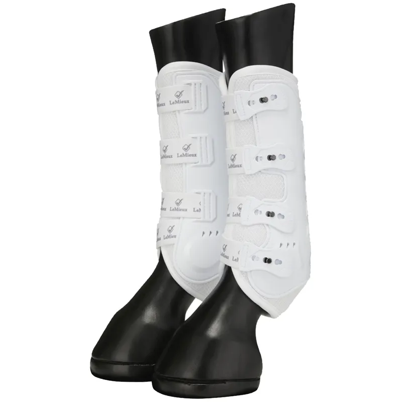 LeMieux Ultra Mesh Snug Boot - Fronts - White